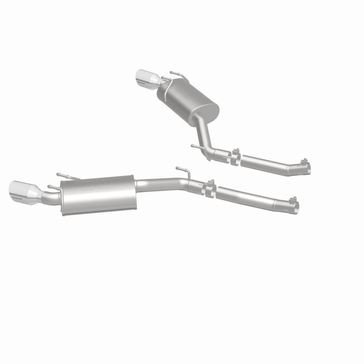 MagnaFlow Axle-Back Stainless Dual Split 4in Polished Tips for 10-15 Chevrolet Camaro Convert 3.6L V6 - OneFastShop