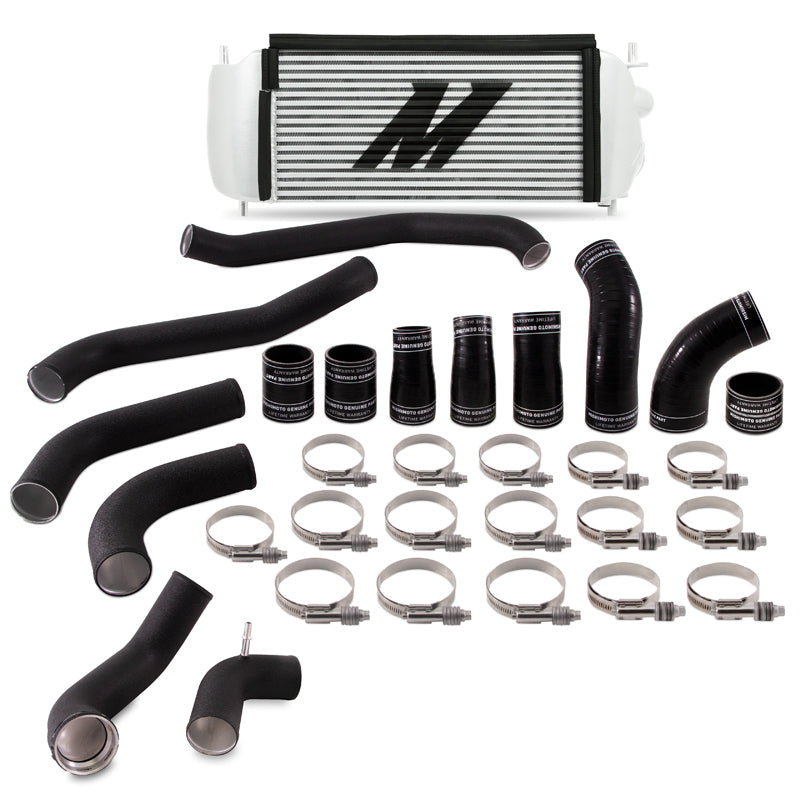 Mishimoto Performance Intercooler Kit - Ford F150 3.5L EcoBoost 2017-2020 - Silver Core Black Pipes