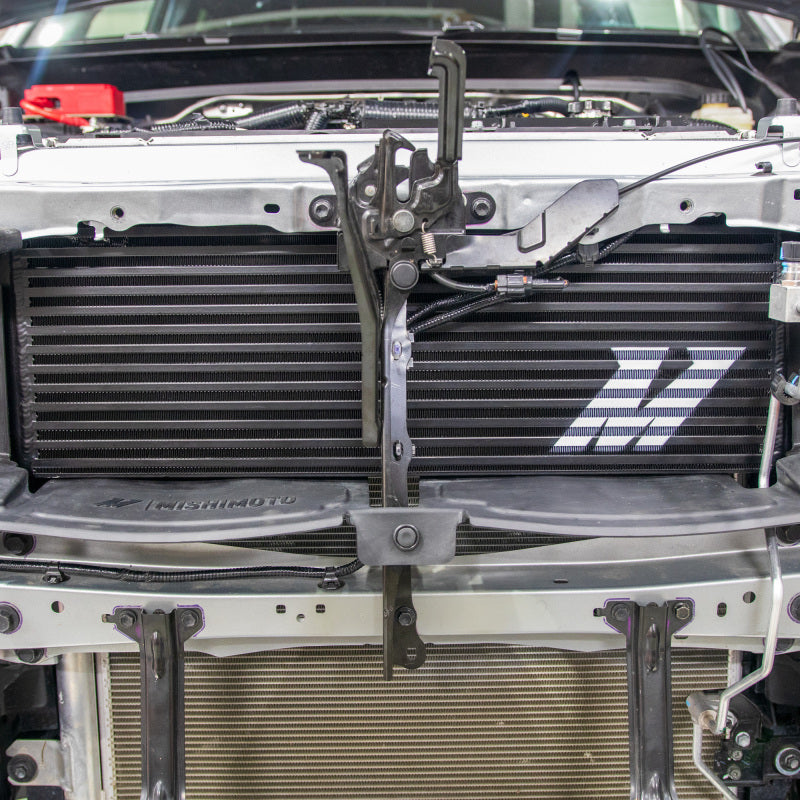 Mishimoto Performance Intercooler Kit - Toyota Tacoma 2024-2026 - Silver Core - Red Pipes, image 7
