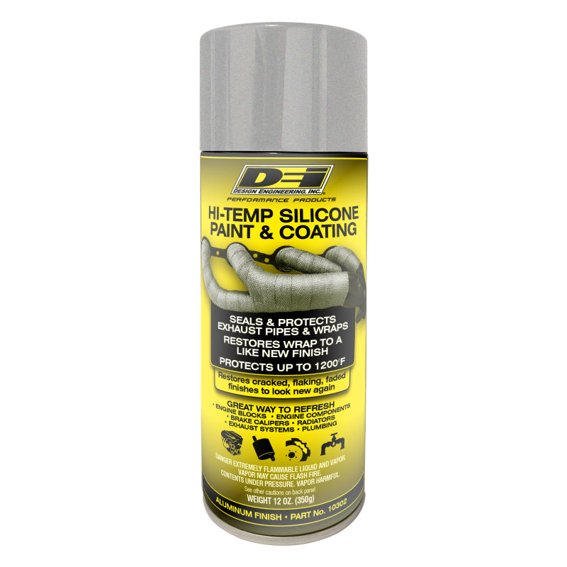 DEI HT Silicone Coating Aluminum Aerosol 12 oz 1500°F Protection - 6 Per Master Carton