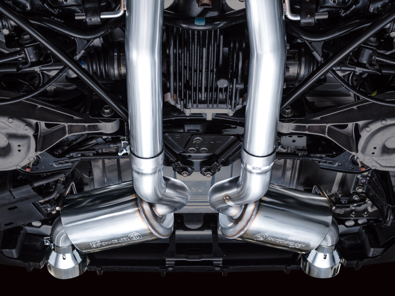 AWE Touring Edition Catback Exhaust System with Chrome Silver Tips for 2023 Nissan Z RZ34 RWD