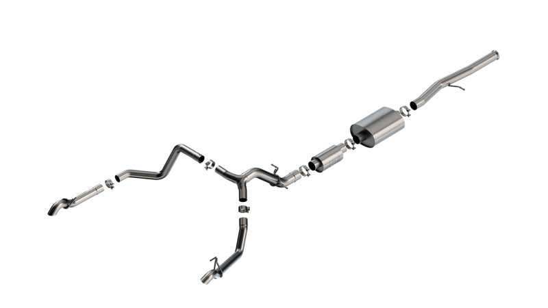 Borla S-Type Cat-Back Exhaust for 22-23 Chevrolet Silverado 1500 ZR2 & AT4X 6.2L - OneFastShop