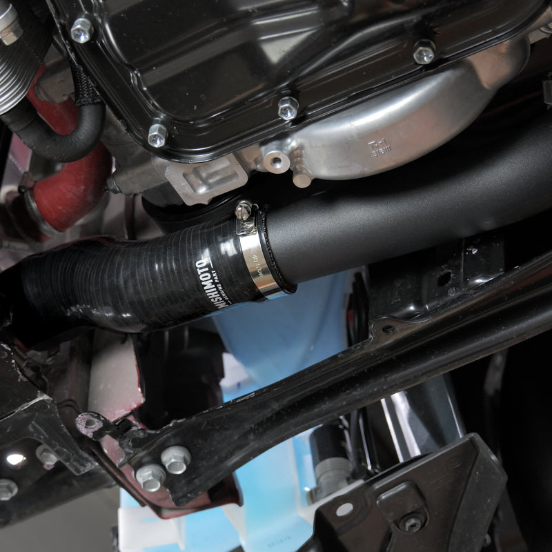 Mishimoto Silver Cooler Intercooler & Pipe Kit - Toyota GR Corolla 2023-2025 - Red Pipes, image 5