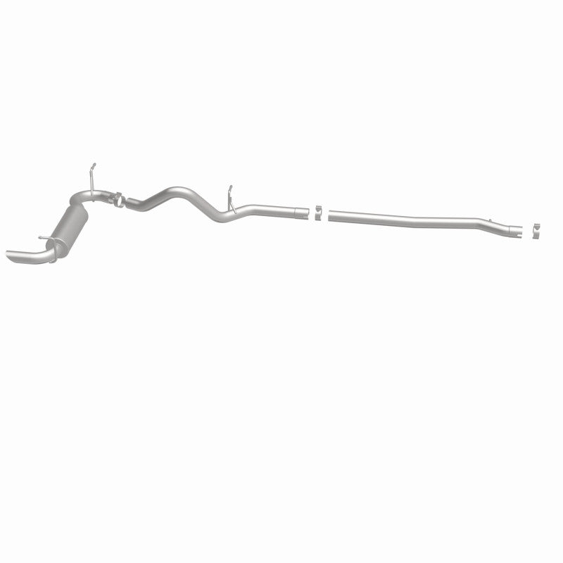 Magnaflow Cat-Back Performance Exhaust for 12-14 Jeep Wrangler 4dr Single Straight Rear P/S Exit Stainless Steel - OneFastShop