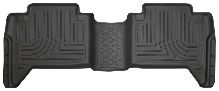 Husky Liners WeatherBeater 2nd Row Black Floor Liners for 2016-2023 Toyota Tacoma Crew Cab - OneFastShop