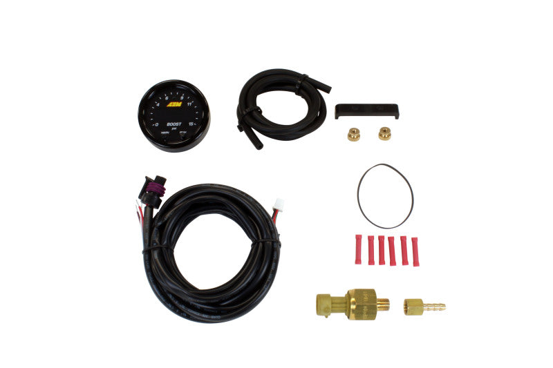 AEM X-Series Pressure Gauge Kit – 0–15 PSI