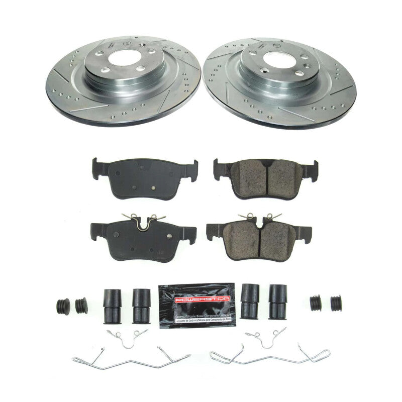 PowerStop Z23 Evolution Sport Rear Brake Kit - Volvo SPA (S60/S90/XC60) 2017-2025