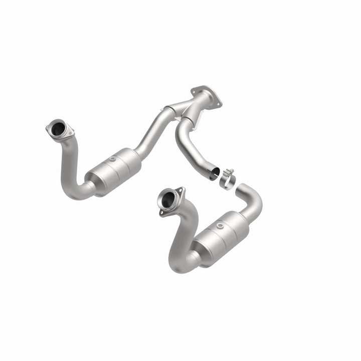 Magnaflow Catalytic Converter Y-Pipe Assembly for 08-10 Ford F-250/F-250 SD/F-350/F-350 SD 5.4L/6.8L / F-450 SD 6.8L - OneFastShop