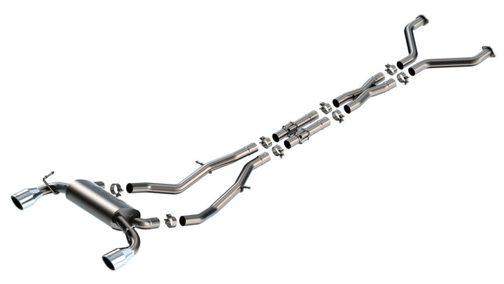 Borla 2023–2024 Nissan Z 2.5 in. S-Type Cat-Back Exhaust with 4.5 in. Stainless Steel Tips