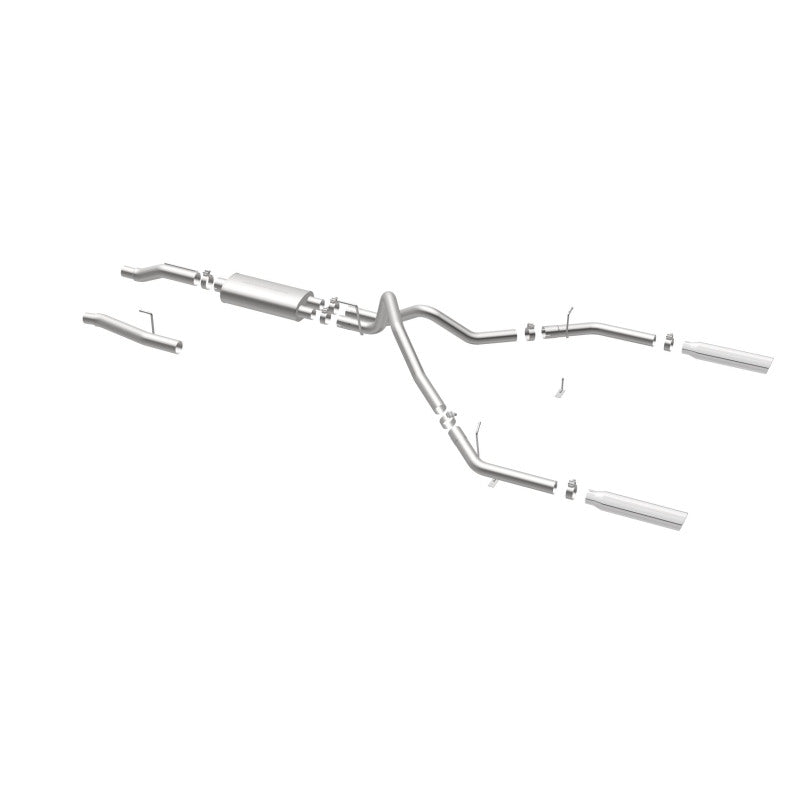 Magnaflow Exhaust System with Dual Split Rear Exit - 09 Ford F-150 EC-CC/SB