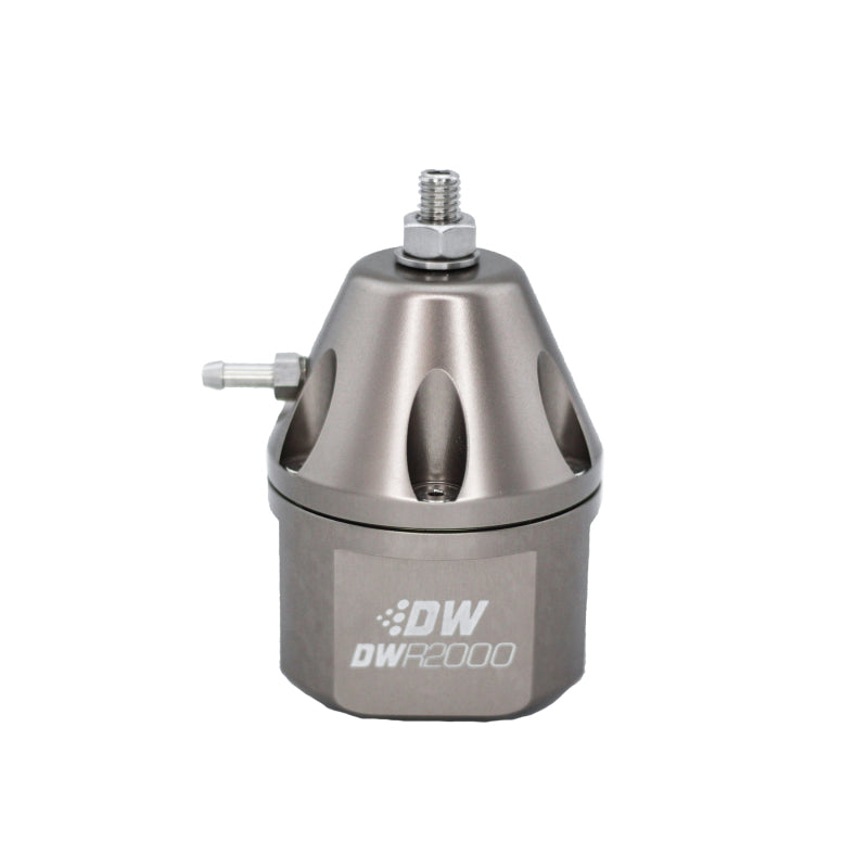 DeatschWerks DWR2000 Adjustable Fuel Pressure Regulator Titanium - OneFastShop