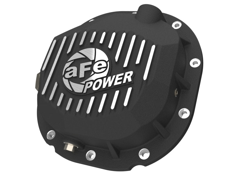 aFe 90-14 Ford F-150 Rear Differential Cover - Black With Machined Fins