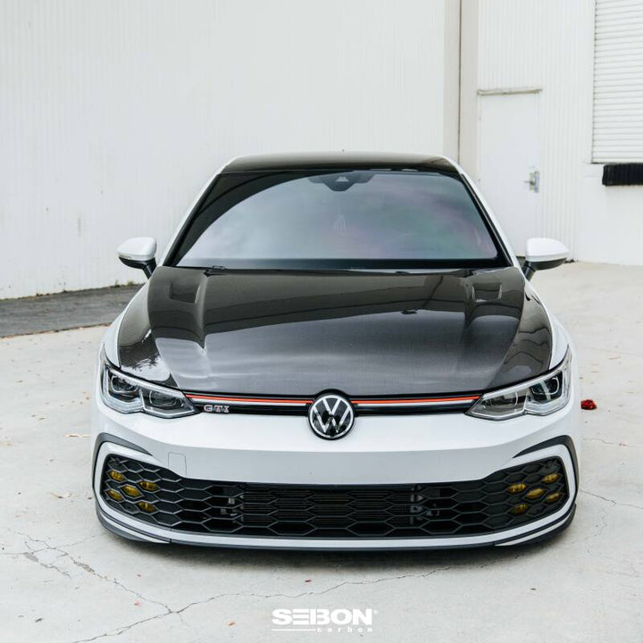Seibon TM-Style Carbon Fiber Hood for Volkswagen Golf GTI/R 22-23