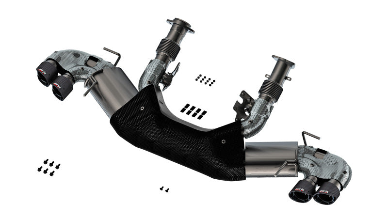 Borla 3in ATAK Catback Exhaust for 20-23 Chevy Corvette 6.2L V8 AT w/o NPP - Carbon Fiber Tips