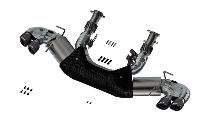 Borla 3in ATAK Catback Exhaust for 20-23 Chevy Corvette 6.2L V8 AT w/o NPP - Carbon Fiber Tips
