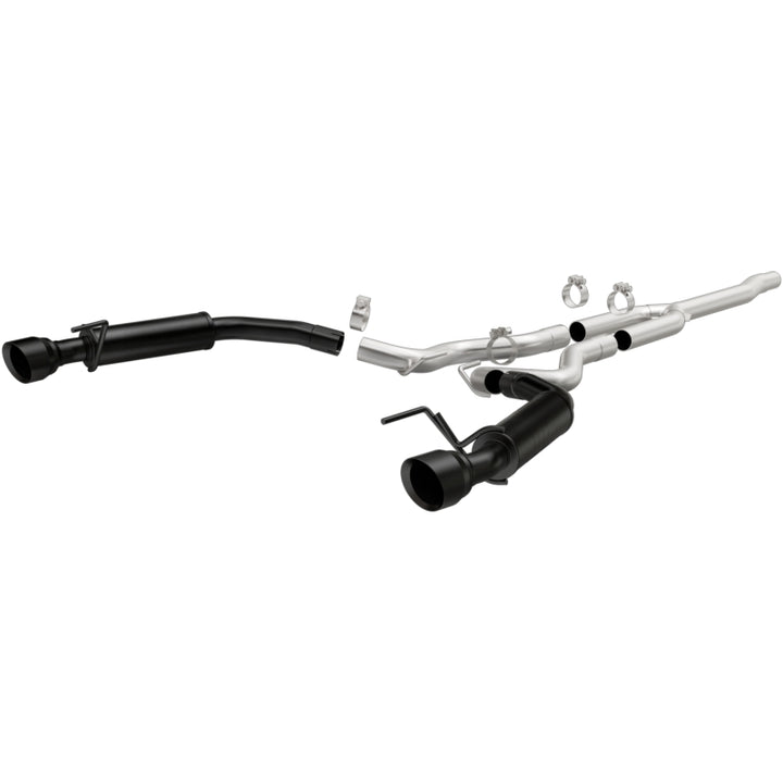 Magnaflow Cat-Back Exhaust 15-23 Ford Mustang 2.3L L4 Competition SS Dual Split Rear 4.5in Black Tips - OneFastShop