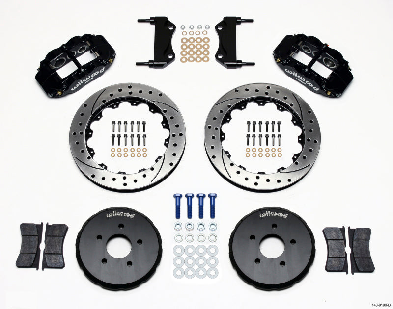 Wilwood Narrow Superlite 6R Front Hat Kit 13.06in Drilled Nissan 350Z/G35 2003-2009 - OneFastShop