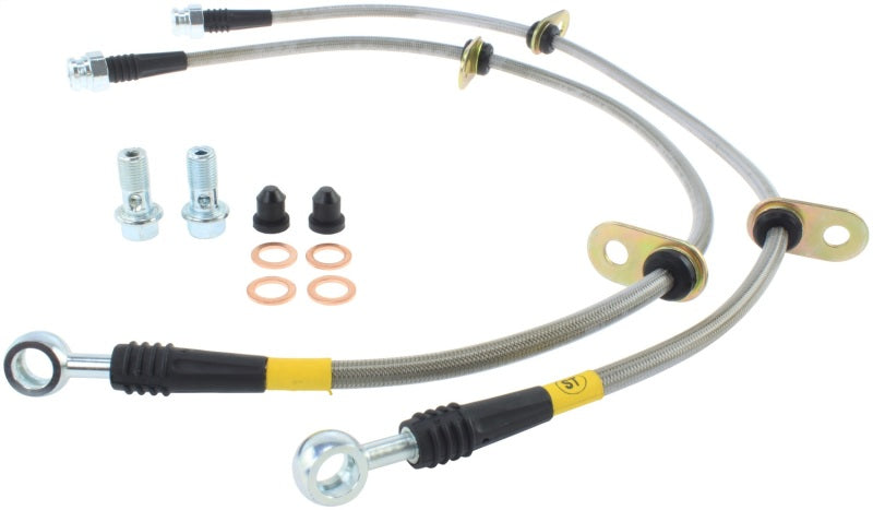 Stoptech Front SS Brake Lines for 06-09 Honda S2000 - OneFastShop