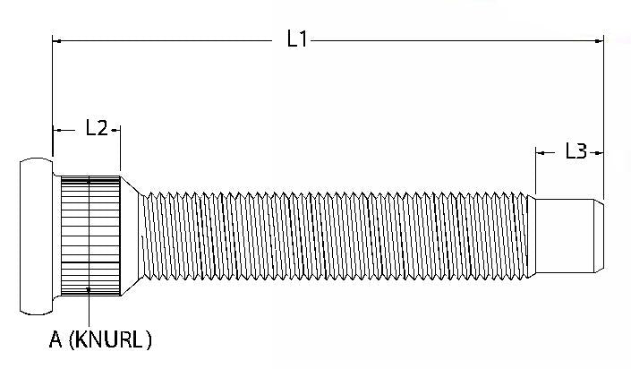 ARP 80-00 Honda M12x1.85 in. Wheel Stud Kit (4 Studs/1 Wheel)