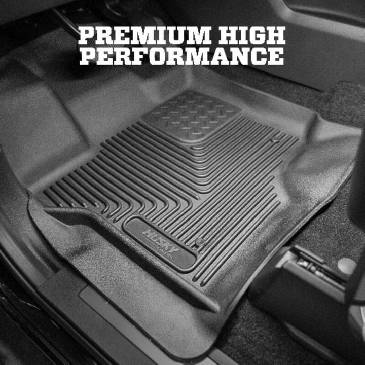 Husky Liners 2014 Toyota Tundra Crew Cab / Ext Cab X-Act Contour Black 2nd Seat Floor Liner
