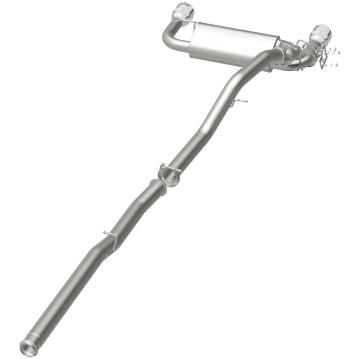 Magnaflow Cat-Back Exhaust System 3in SS Dual Outlet 4.5in Polished Tips for 2016-2018 Ford Focus RS - OneFastShop