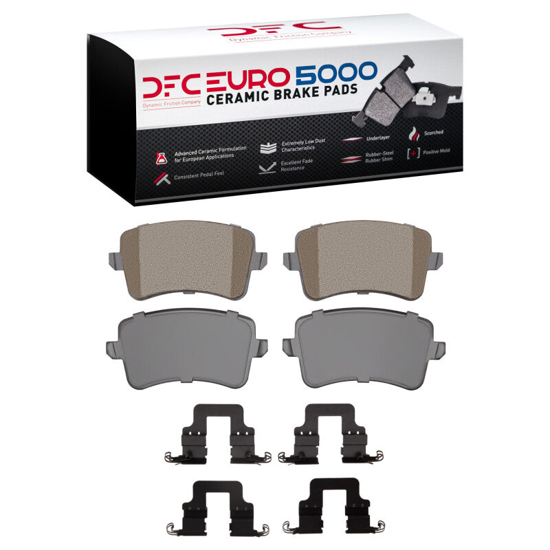 DFC 08-17 Audi A4 (USA/Canada) Rear Euro 5000 Ceramic Brake Pads Hardware Kit