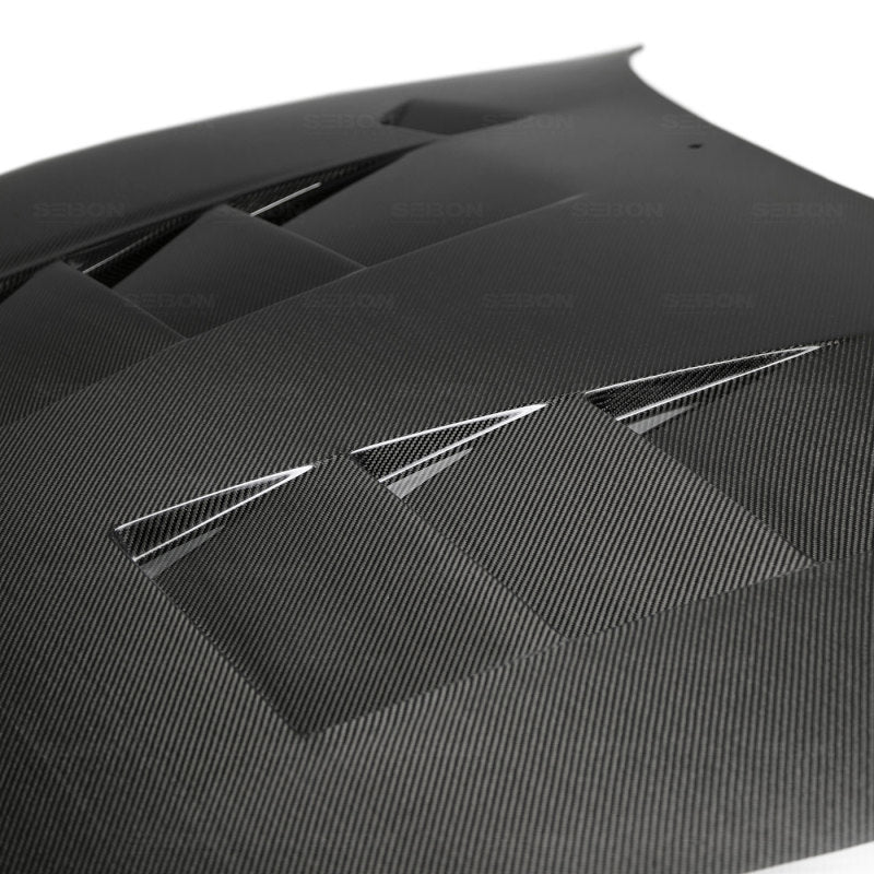 Seibon TS Style Carbon Fiber Hood for 93-98 Toyota Supra (JZA80L)