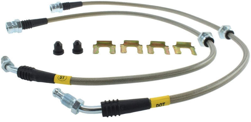 StopTech Front Stainless Steel Brake Line Kit for 2004 VW Golf R32 AWD - OneFastShop