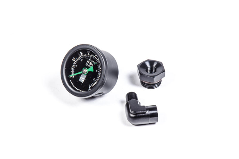 Radium Engineering Fuel Pressure Gauge with 8AN ORB Adapter for 08-17 Subaru WRX STI