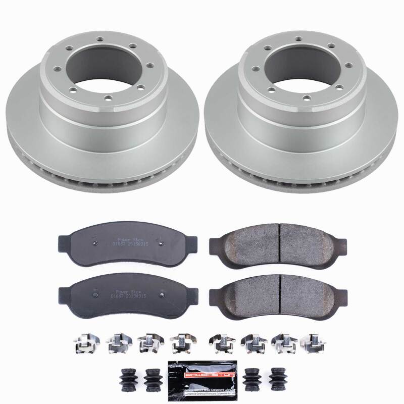 PowerStop Z23 Rear Coated Brake Kit - Ford F-350 Super Duty DRW 2005-2010