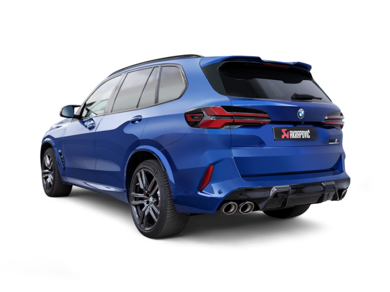 Akrapovic Slip On Titanium Carbon Tips 2024+ BMW X5M X6M - OneFastShop