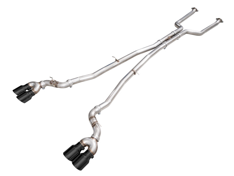 AWE Tuning BMW G90/G99 M5 Track Edition Cat-Back Exhaust Diamond Black Tips