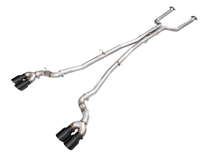 AWE Tuning BMW G90/G99 M5 Track Edition Cat-Back Exhaust Diamond Black Tips