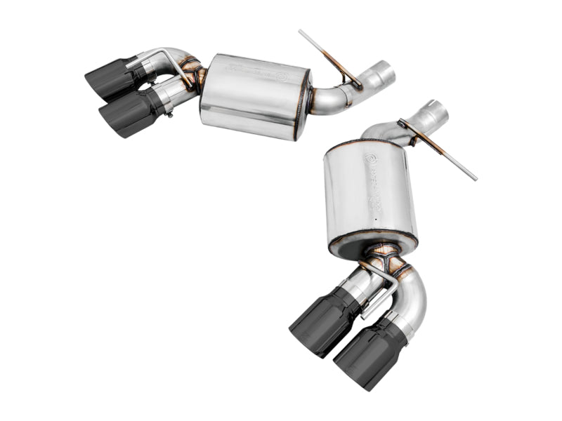 AWE Touring Edition Axle-Back Exhaust - Chevrolet Camaro 2016-2024 - Quad Diamond Black Tips