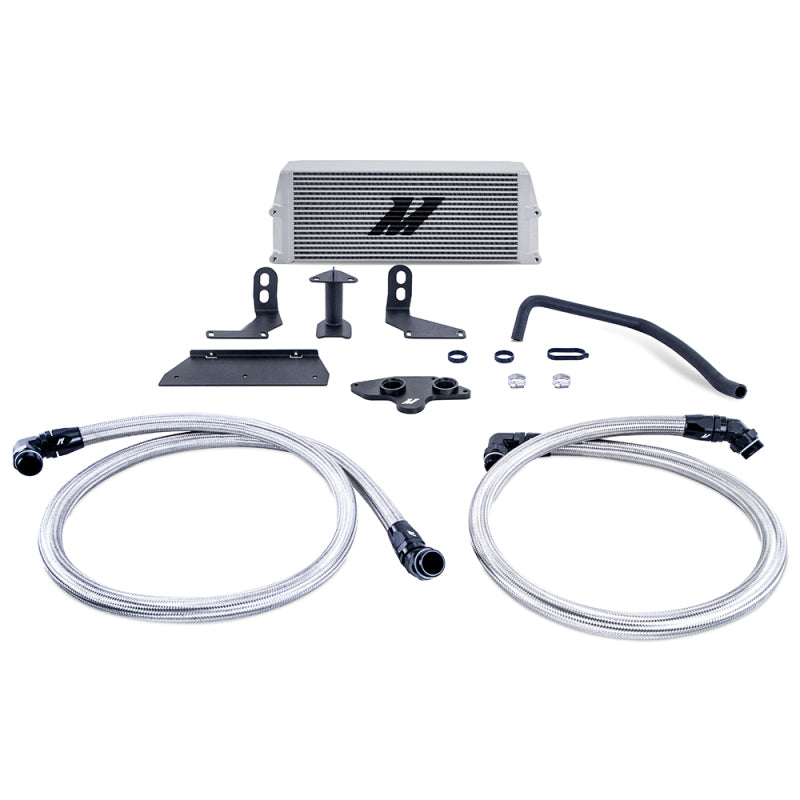 Mishimoto Performance Oil Cooler Kit - Ford 6.7L Powerstroke 2011-2019 - Silver