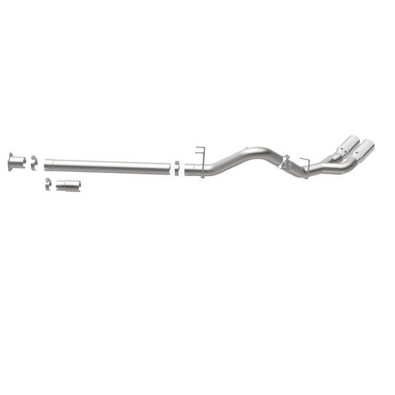 MagnaFlow Pro Series Exhaust System DPF-Back 4in SS Dual Single Rear Exit - 08-17 Ford F-250/F-350/F-450