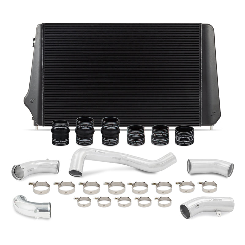 Mishimoto Intercooler Kit Black Polished Pipes 2017-19 L5P - OneFastShop