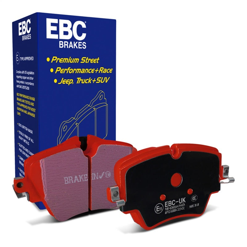 EBC Redstuff Front Brake Pads for 2017+ Mini Cooper Countryman (F60) 1.5L Turbo - OneFastShop