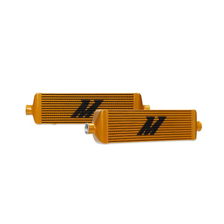 Mishimoto Universal Intercooler - J-Line Gold for Limited Front-End Space - OneFastShop