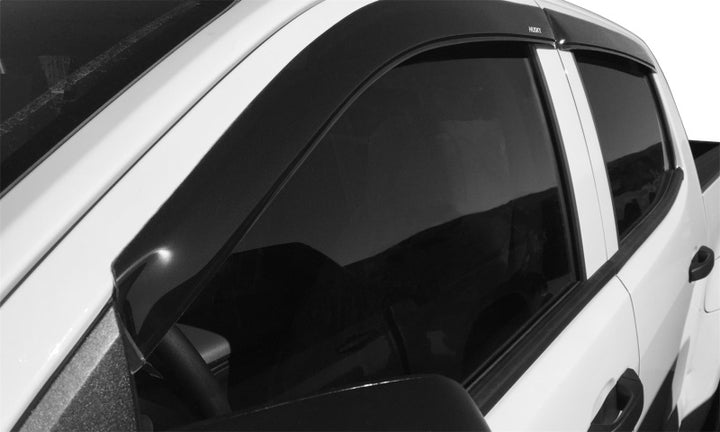 Husky Liners Ventvisor Low Profile 4pc Smoke for 99-16 Ford F-250/350/450/550 Super Duty Supercrew