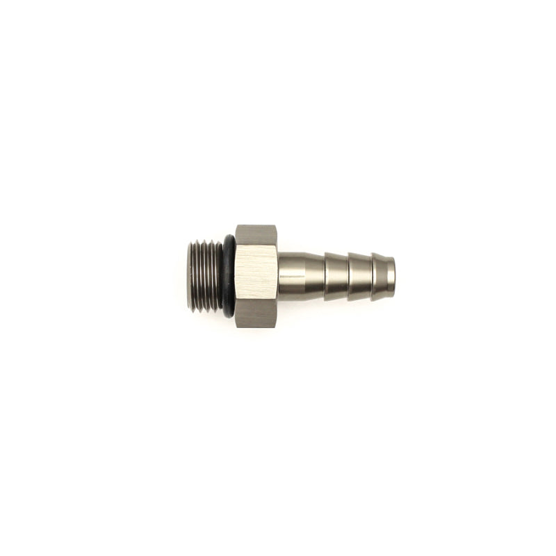 DeatschWerks 6AN ORB Male To 5/16in Male Triple Barb Fitting With O-Ring