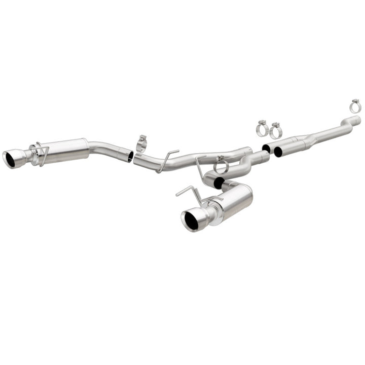 Magnaflow Cat Back Stainless Steel 2.5in Competition Exhaust 4.5in Tips for 2015 Ford Mustang Ecoboost