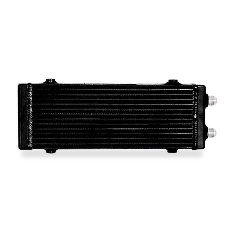 Mishimoto Oil Cooler Universal Medium Dual Pass Black - OneFastShop