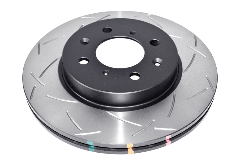 DBA Front Slotted 4000 Series Brake Rotor High Carbon Heat Treated Iron Kangaroo Paw Ventilation 90-01 Acura Integra 93-05 Honda Civic 4 Lug