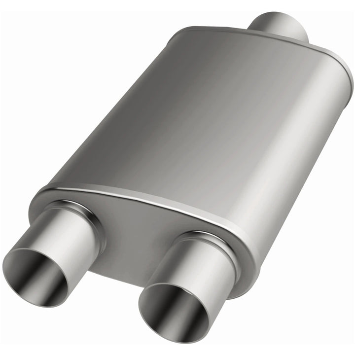 MagnaFlow Performance Muffler Stainless Steel 14X5X8-3X2.5/2.5 C/D - Compatible with Various Chevrolet, Dodge, Ford, and GMC Models