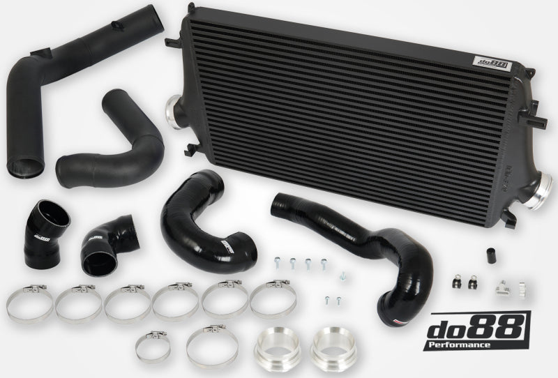 do88 BigPack Intercooler Kit - Saab 9-5 NG 2.8T Turbo6 V6 2010-2011 - Black Hoses