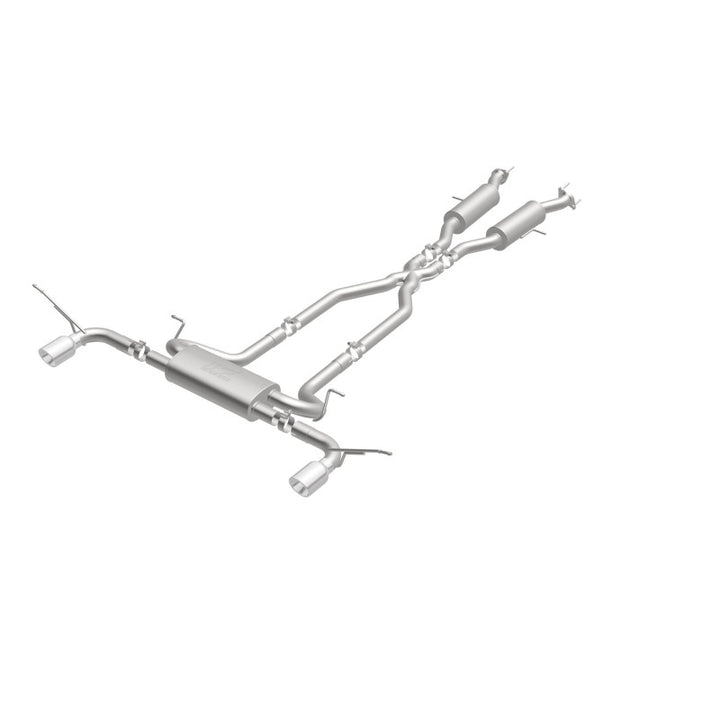 Magnaflow Cat-Back SS 2.5in Dual Split Rear 4in Black Tip 11-16 Jeep Grand Cherokee 5.7L V8/3.6L V6 - OneFastShop