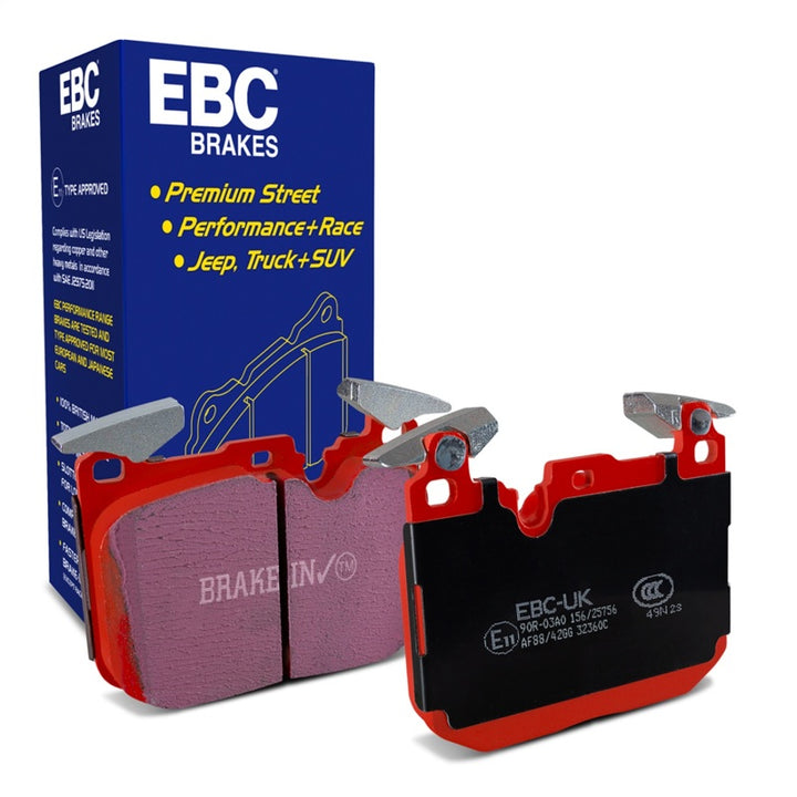 EBC Redstuff Front Brake Pads for 16-18 BMW M2 3.0L Turbo - OneFastShop