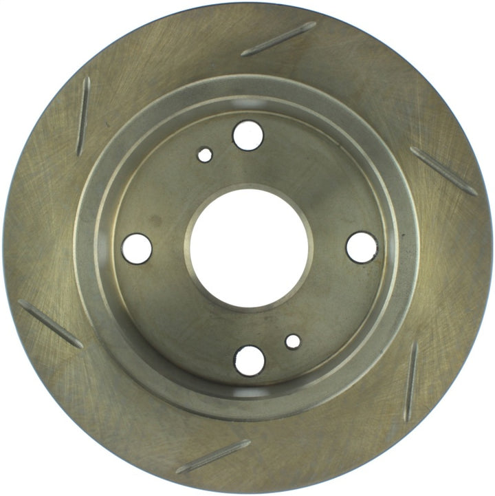 StopTech Slotted Sport Brake Rotor for 1985-1987 Toyota Corolla - OneFastShop