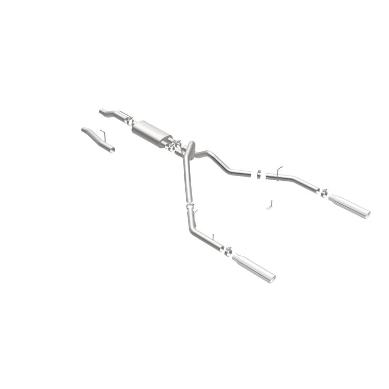 Magnaflow Exhaust System with Dual Split Rear Exit - 09 Ford F-150 EC-CC/SB
